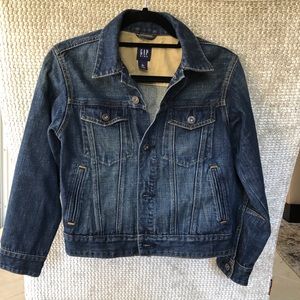 Gap kids denim jacket. Large